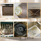 16.9 Fl Oz Clean Up Kitchen Oil Stains Spray, Kitchen Heavy Duty Cleaner Spray,All-Purpose Oil Stain Remover and Degreaser Spray, Multipurpose Foam Cleaner Spray, Kitchens Grease Cleaner