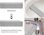 10 PCS Scouring Stick, Pumice Stone for Toilet Bowl Cleaning, Scouring Stick Remove Toilet Bowl Hard Water Rings, Calcium Buildup and Rust Suitable for Cleaning Household Bath Kitchen Pool Stove Grill