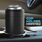 Frost Buddy Universal Buddy Can Cooler - Fits All - For Regular 12 & 16 oz or Slim-Size Bottles - Insulated Double-Walled Stainless Steel (Dark Night)