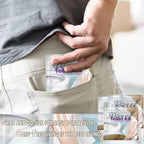 pH Advantage 3 x Personal Toilet Kit | Public Restroom Kit | Toilet Paper, Toilet Seat Cover, Butt Wipes, Cleansing Wipes (Light Blue Figures/Red and Blue Figures/Clean Wipe)