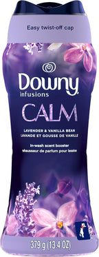 Downy Infusions In-Wash Laundry Scent Booster Beads, CALM, Soothing Lavender and Vanilla Bean, 13.4 oz