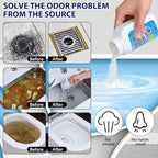 Powerful Pipe Dredging Agent,Pipeline Dredging Agent,Powerful Quick Cleaning Drain,Kitchen Sink Drains and Pipe Cleaner,for Kitchen Bathroom Toilet (1Pc)