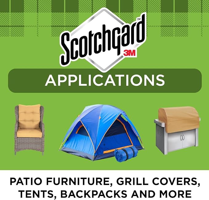 Scotchgard Heavy Duty Water Shield, Repels Water, Ideal For Outerwear, Tents, Backpacks, Canvas, Polyester And Nylon, 21 Ounces (2 Cans)
