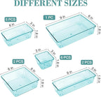 StorMiracle 16 PCS Drawer Organizer Set, 5 Varied Size Bathroom and kitchen Drawer cabinet organizer Trays, Clear Storage Bins for Makeup, Jewelry, Utensils and Gadgets