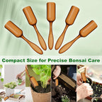 10-Pack Mini Gardening Shovel Spoons, Plastic Garden Soil Scoops for Cultivation Digging Transplanting/Flower Planting/Plant Succulent, Colorful Small Gardening Tools [Brown]