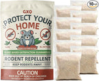 Mouse Repellent Pouches, 10 Pack Peppermint Oil Rodent Mouse Deterrent, Suitable for Indoor and Outdoor Use, Prevents Squirrels Spider Pests and Repels Mice, Safe for Pets and Family