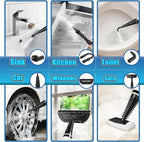 Steam Cleaner, Pressurized Handheld Steam Cleaner for Home, Multi-Surface Steamer for Cleaning with Safety Lock, Portable Cleaning Steamer for Kitchen, Bathroom, Car, Grout, Upholstery and Clothes