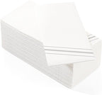 100 Pack Linen Feel Guest Paper Hand Towels | Disposable Super Absorbent Airlaid Paper Towels For Bathroom, Party, Weddings, Or Events | 12 x 17 Inches 1/6 Folded Decorative Design