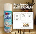 Love My Carpet Pet Special Heavy Foam,Carpet Cleaner,Urine,Pet Stain And Odor Remover,Carpet Cleaner Solution,4 Pack Of 12oz