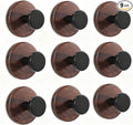 Suction Cup Hooks for Shower, 9 PCS Waterproof Towel Hooks for Bathroom Window Glass Door Adhesive Hooks, Bath Robe Looafh Wreath Hooks for Hanging, No Drill Removable & Reusable