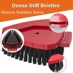 Upgraded Spin Mop Replace Scrub Mop Brush Compatible with O Cedar 2 Tank RinseClean, Great for Kitchen, Deck, Bathroom and Shower Floor Scrubber (1 Pack)