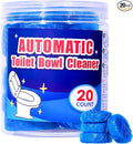 Coldcool Toilet Bowl Cleaner Tablets - 20 Pack, Long-Long-lasting Toilet Cleaner, Pine Scent.