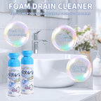 Foaming Drain Cleaner, Sink Cleaner and Deodorizer,Wild Tornado Drain Clog Remover for Kitchen Sinks, Shower Drains, Tubs (2pcs)