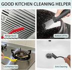 Crevice Cleaning Brush Set, Multi-Purpose Hard Bristle Brushes for Deep Cleaning Kitchen, Bathroom, Grout, Sink, Cup, Teapot, Bottle, Blender, Corners, Tight Spaces & More (12)