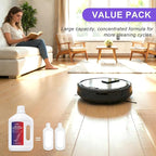 Snowlily Floor Cleaning Solution Compatible with Dreame Wet & Dry Vacuum, No residue & Pet-friendly, Household Floor Cleaners Suitable for Robot Vacuum Cleaners and Floor Mops (33.81 Fl Oz)