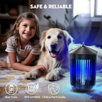 Bug Zapper Indoor Outdoor, Mosquito Zapper, Electric Fly Traps IPX4 Waterproof 20W Lamp Electric Fly Insects Traps for Patio, Garage, Backyard, Porch
