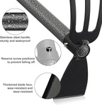 Cultivator Hoe Garden Tool, 45 inch Stainless Steel Long Handle Heavy Duty Gardening Tools，Extended Reach Double Hoes Suitable for Digging Loosening