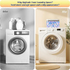 Laundry Pod Holder with Lid - Sealed Automatic Pop-Up Dispenser, 94oz/115 Pod Capacity, ABS/PP Durable Container for Laundry Room Organization, Multi-Purpose for Detergent Powder/Dryer Sheets