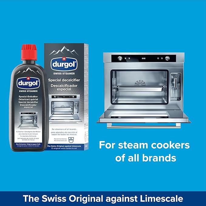 Durgol Swiss Steamer, Descaler and Decalcifier for All Brands of Steamer Ovens, 16.9 Fluid Ounces