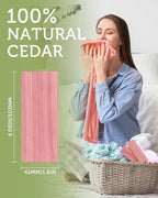 Aryiten Cedar Blocks for Clothes Storage, Aromatic Scent Cedar Wood Planks for Closets, Kitchen Storage and Drawers Freshener, 20 Pack