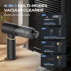BSRCO Car Vacuum Portable Cordless, Handheld Vacuum Cordless 15Kpa, Hand Vacuum Ultra-Quiet (75dB), 21min Runtime, Lightweight (1.25 lbs) for Car, Pet Hair, Home