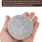 uxcell 4 Pcs Wool Dryer Balls, 2.4 Inches Wool Laundry Dryer Balls for Reducing Clothing Static and Wrinkles, Light Grey