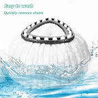 8 PCS Spin Mop Replacement Head,100% Microfiber Mopping Head Replacement Compatible with Triangle Spin Mop, 360 Degree Micro Spinning Mop Replace Head for Easy House Cleaning Floor Mopping
