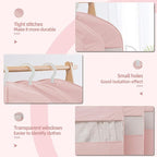 MARMINS Pink Dress Bags for Gowns Long, 65'' Long Dress Clear Garment Bag(Set of 2, 23.3'' X 65'')