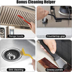 Crevice Cleaning Brush,12 Pcs Cleaning Supplies Cleaning Brush Tools,Hard Bristle Cleaning Brushes for Household Use Bathroom Tiles Kitchen Corner,Sink,Teapot, Bottle,Blender Practical and Durable
