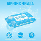 Air Jungles Glass and Window Cleaner Wipes 70 Count (Pack of 3), Extra Large 8" x 10" Size Multi-Surface Glass Cleaning Wipes for Car Windshield, Headlight, Mirror, Tile, and Household Appliance