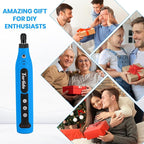 Cordless Rotary Tool, Rotary Tool 4V, 5-Speed, 2.0Ah Capacity and Fast Charging, 31 Pcs Accessories, Lightweight, Ideal for Crafter and DIY Project, Blue