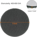 HARFINGTON 15pcs Drill Power Brush 5 inch Tile Scrubber Scouring Pads 400-600 Grit for Bathroom Kitchen Household Cleaning