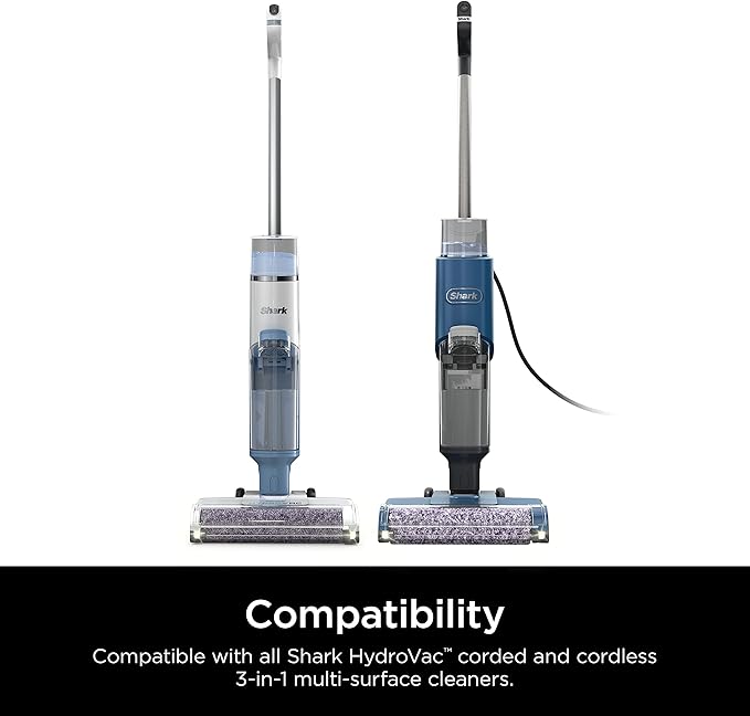 Shark HydroVac Antimicrobial Brushroll* & 2-Pack Filter Bundle, Compatible with All Hydrovac 3-in-1 Multi-Surface Cleaners for All Sealed Hard Floors and Area Rugs, Purple/White, WDB1F2