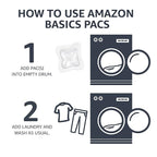 Amazon Basics Laundry Detergent, Hypoallergenic, Free & Clear, (New Packaging), 120 Count (Pack of 2)