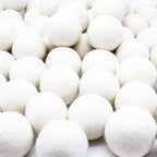 Wooland Wholesale Bulk Laundry XL Premium Wool Dryer Balls - 100% New Zealand Organic Wool Natural Fabric Softener for Sensitive Skin, Babies (10 Count)
