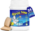 Dr.Raifya's Septic Tank Treatment Pods - 24 Pcs for 2-Year Supply | Beneficial Bacteria & Enzymes Formula Ultra Concentrated for Clog Prevention & Odor Elimination | Suitable for All Septic Systems