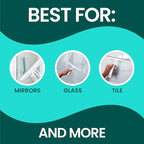 Scotch-Brite Dual Blade Squeegee, Safe on Mirrors, Glass Shower Doors, Windows and More, 4 Count