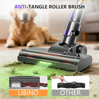 Cordless Vacuum Cleaner, 450W 48KPA 60Mins Vacuum Cleaners for Home,Anti-tangle Wireless Vacumm,Rechargeable Vacuum With Green Light,Powerful Stick Vacuum for Carpet/Hardwood Floors,Pet Hair,Purple
