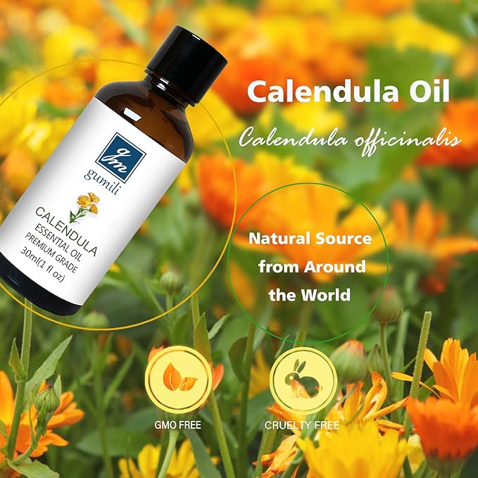 Calendula Essential Oil 1 Oz, Home Fragrance Oil for Perfume, Soaps, Candle Making, Dryer Balls, Diffusers