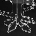HOMSFOU Multi-Layer Sunglass Display Stand Eyeglasses Holder Rack 6-Tier Plastic Organizer for Desktop Storage and Eyewear Display