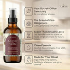 Lavender & Vanilla Linen Spray | Relaxing Aromatherapy Made with Pure Essential Oils | Fabric Freshener for Yoga Mats Living Room Couch Beddings | 4 fl oz