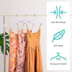 Sishynio Velvet Hangers 50 Pack – Slim Non-Slip Flocked Hangers with 360° Swivel Hook, Space-Saving Closet Organizer for Dresses, Coats, Blouses(Purple)
