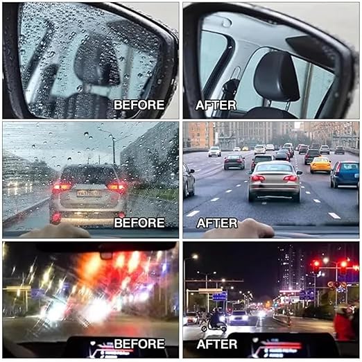 Q4 Glass Cleaner,Ogas Glass Emulsion,Glass Emulsion Cleaner-Professional Windshield Purification Paste for Car & Home-Deep Cleaning for Stubborn Water Spots,Grease,and Dust (1pc)