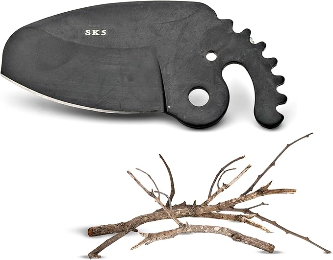 Anvil Lopper Replacement Blade - Large Coated Alloy Steel Blade for Double Ratcheting Anvil Loppers for Tree Trimming Heavy Duty Pruners - Gardening Tools by Kings County Tools
