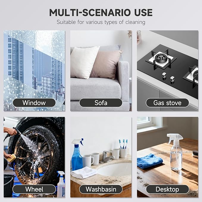 Steam Cleaner for Home, Powerful Steamer for Cleaning, 4Bar Pressure & 15S Instant Heat, Multipurpose Cleaning Steamer with Replacement Heads for Home, Dirt, Grease, Grout, Tile,Floor, Car Detailing