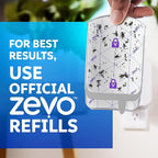 Zevo Flying Insect Trap Official Refill Cartridges - Fits Both Zevo Trap & MAX Indoor Fly Trap - Authentic Trap+Lock Technology to Catch Gnats, House & Fruit Flys (4 Official Refill Cartridges)