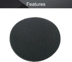 Utoolmart 7 Inch Scrubber Scouring Pads 1200 Grits Drill Scuffing Disc Hoop and Loop Surface Conditioning Disc Gray 6Pcs