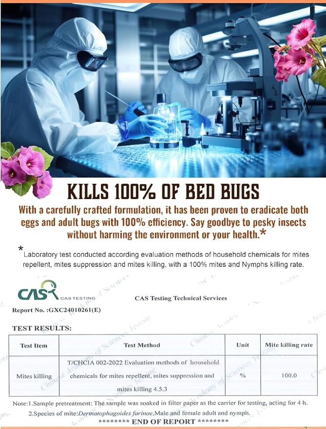 All Natural Bed Bug Spray -Non-Toxic Bed Bugs Killer - 2 Bottle Pack 16 oz + 1 oz Concentrate - Fast-Acting Beds Bug Killer | Kills Fleas and Mites