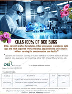All Natural Bed Bug Spray - Non-Toxic Bed Bug Killer - 2 Bottle Value Bed Bug Spray Travel Size - Fast-Acting Bed Bug Killer | Kills Fleas and Mites