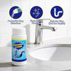 Sink and Drain Cleaner Powder for Kitchen and Bathroom Sinks Shower Tub - Drain Clog Remover Unclogging Cleaner for Daily Cleaning (4 Pack)